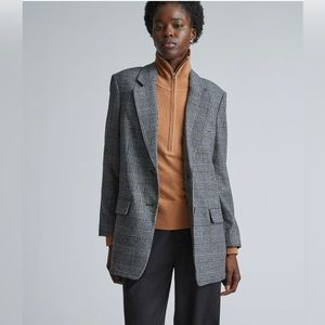 Everlane Plaid Blazer.
